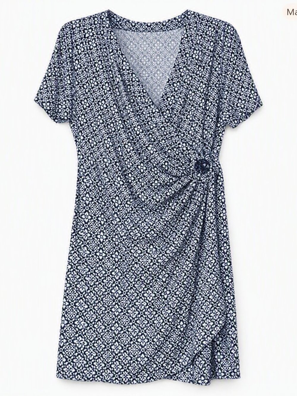 Lands End Navy/White Floral XLT